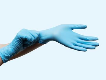 Mesures de l’efficacité des gants de protection par imagerie médicale