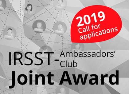 Submit your application for the IRSST/Ambassadors’ Club of the Palais des congrès de Montréal Joint Award and you could win $10,000! 