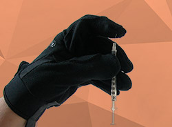 Protective glove - needlestick