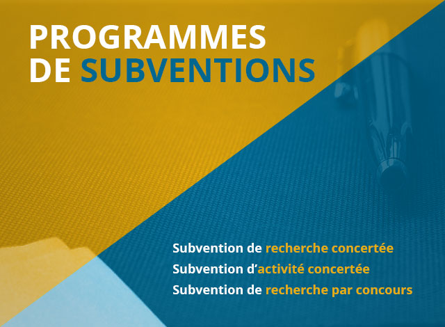 Prochaines dates de tombée pour le Programme de recherche par concours