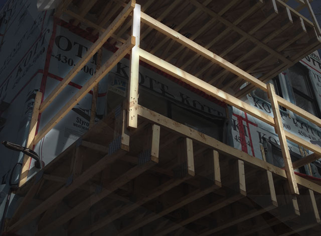 Évaluation de la résistance des garde-corps en bois et métalliques