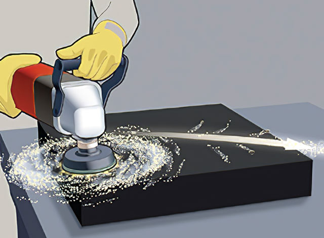 Transformation du granit : caractérisation et contrôle de la poussière de la silice émise par le polissage