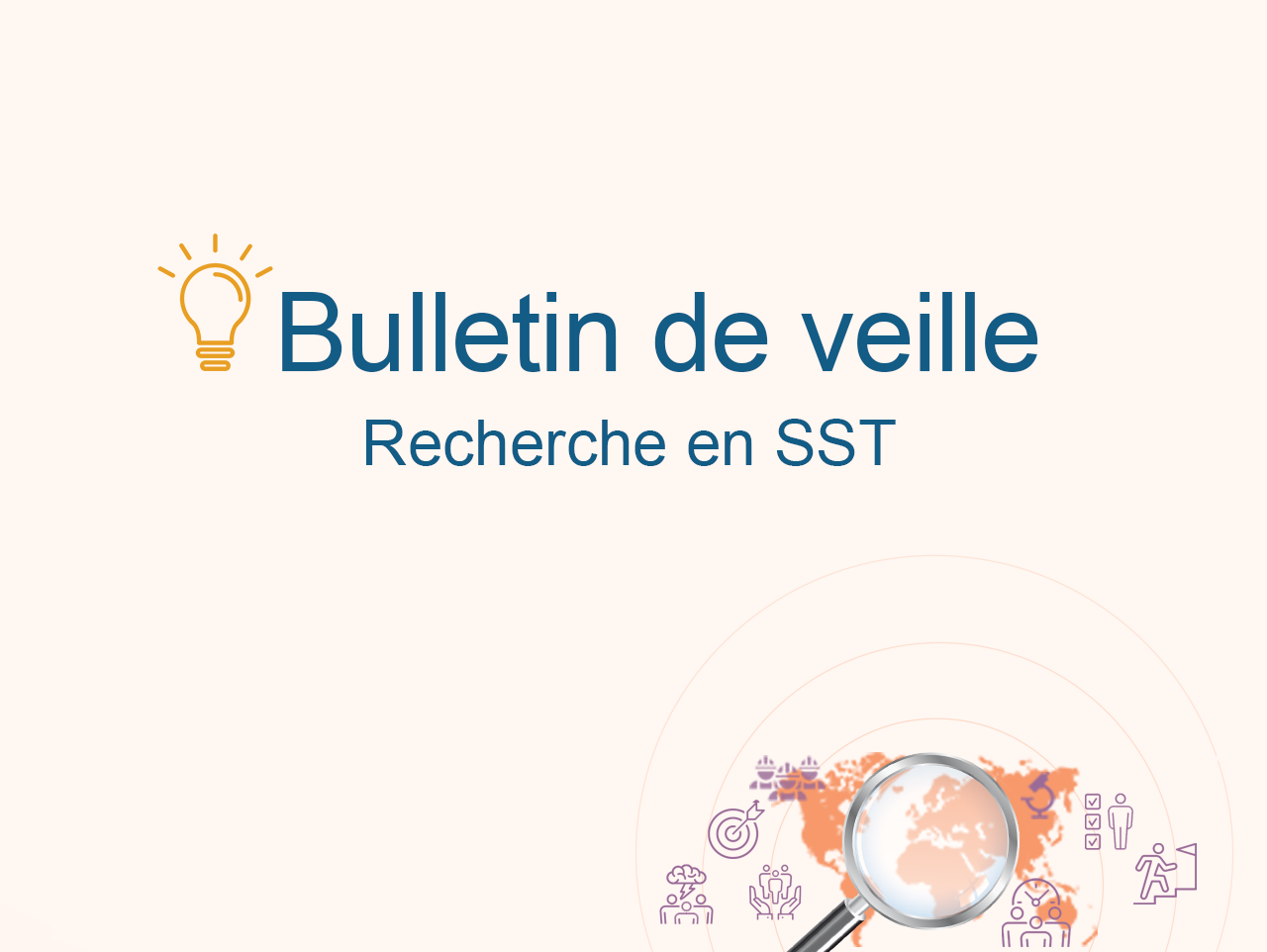 Recherche en SST – nouveau bulletin de veille du centre de documentation de l’IRSST