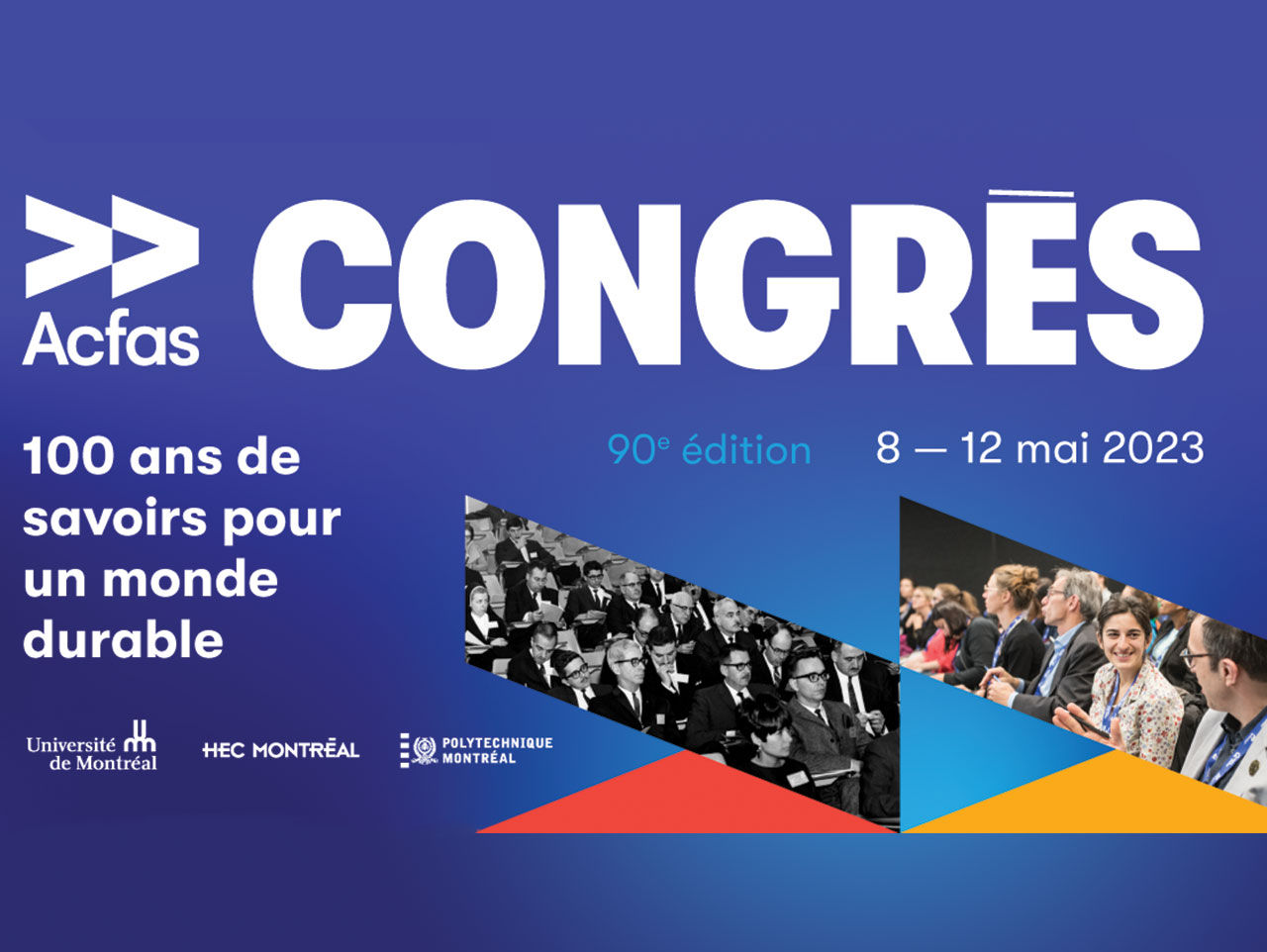 Colloques IRSST dans le cadre du 90<sup>e</sup> congrès de l’Acfas – 8 au 12 mai 2023