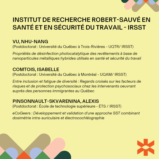 Gagnants bourse 2025