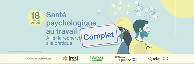 Colloque IRSST 2025